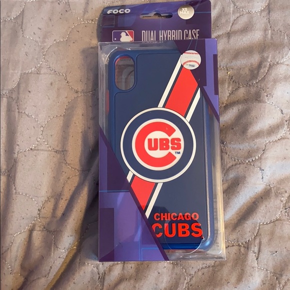 ❤️3/$25❤️ NWT Chicago Cubs iPhone XS Max case - Picture 1 of 5